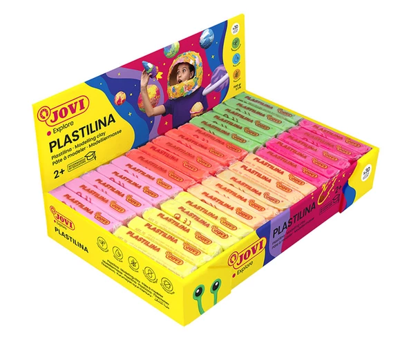 JOVI 70F 50GR KURUMAYAN OYUN HAMURU NEON 5 X 6 RENK - 30'LU KUTU - 2
