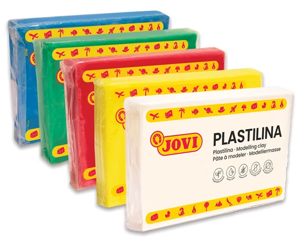 JOVI 72B 350GR KURUMAYAN OYUN HAMURU BASIC 3 X 5 RENK - 15'Lİ KUTU - 3
