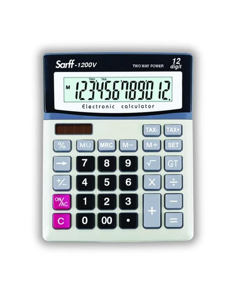 SARFF 1200V HESAP MAKİNESİ