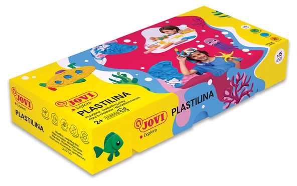 JOVI 71B 150GR KURUMAYAN OYUN HAMURU BASIC 3 X 5 RENK - 15'Lİ KUTU - 2