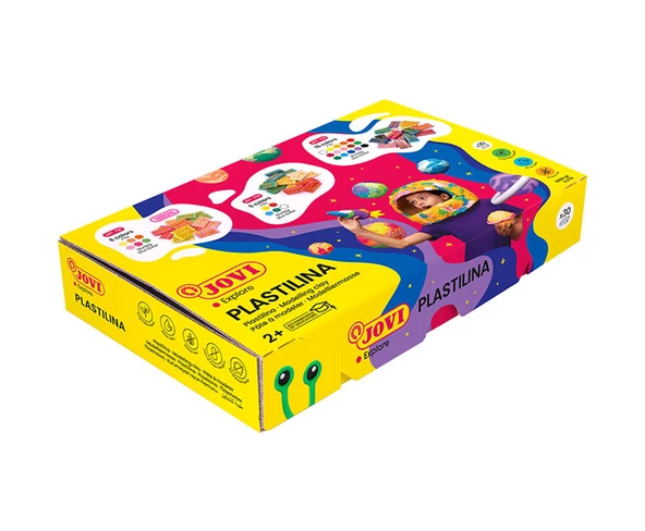 JOVI 70S 50GR KURUMAYAN OYUN HAMURU ASORTİ 2 X 15 RENK - 30'LU KUTU - 2