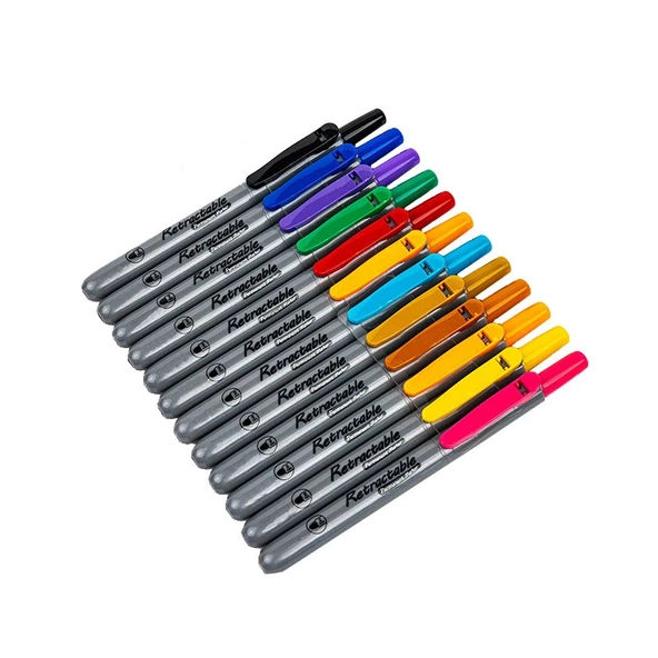 WRITECH W-805P BASMALI PERMANENT KALEM TURUNCU - 12'Lİ KUTU