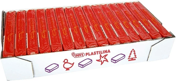 JOVI 71U 150GR KURUMAYAN OYUN HAMURU KOYU KIRMIZI - 15'Lİ KUTU