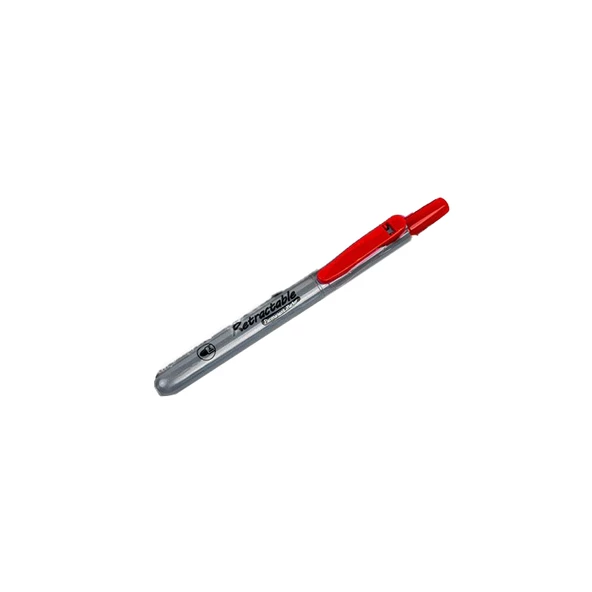 WRITECH W-805P BASMALI PERMANENT KALEM KIRMIZI - 12'Lİ KUTU