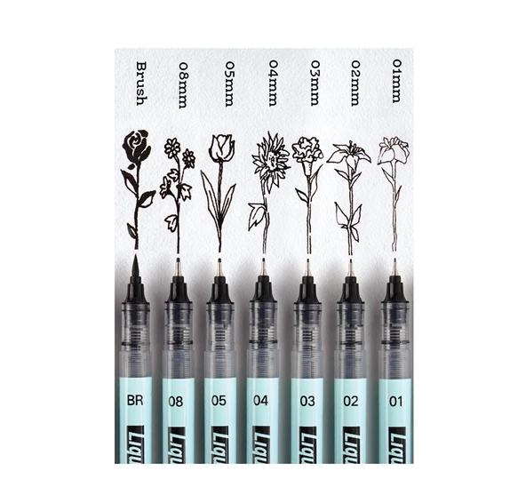 WRITECH W-704 LIQUID FINELINER 0,05MM KALEM - 12'Lİ KUTU