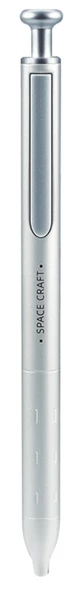 WRITECH W-0156 METAL UP SİYAH-BEYAZ GÖVDE 0,7MM MAVİ JEL KALEM - 2'Lİ - 2