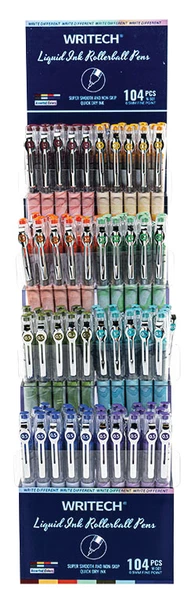 WRITECH W-501 LIQUID ROLLER 8 RENK 0,5MM KALEM - 104'LÜ SET - 2