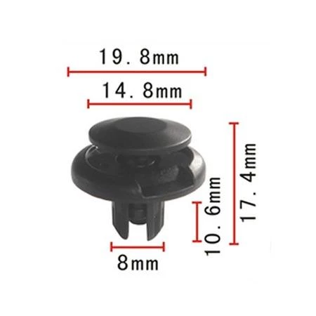 Honda Davlumbaz Klipsi 3 Ayaklı 91512-SX0-003 M1756 - Resim 3