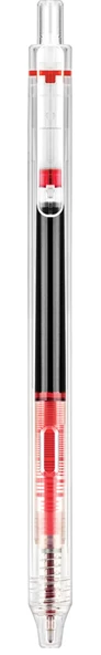 WRITECH W-927 BASMALI ROLLER 0,5MM KALEM (MAVİ-SİYAH-KIRMIZI) - 24'LÜ SET - 2