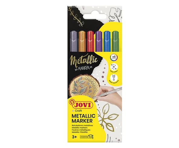 JOVI 1606 M DECOR METALIK KALEMİ 6 RENK - 2