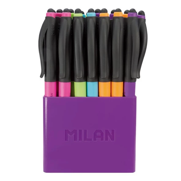 MILAN 176592124 STYLUS COLOUR TÜKENMEZ KALEM - 24ADET