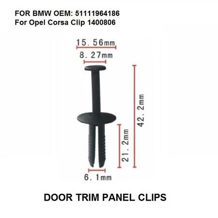 Opel Astra H Tampon Klipsi 51111964186 M1764-2 - Resim 3