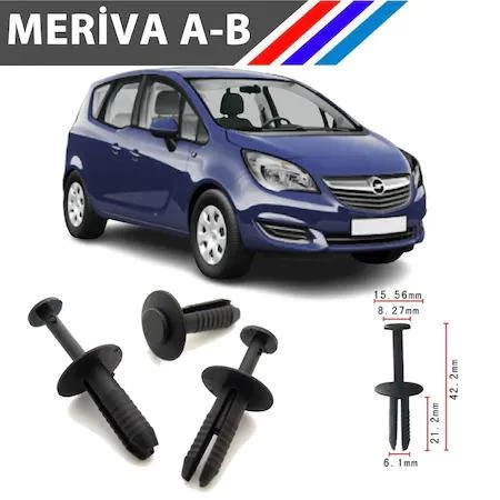 Opel Meriva A-B Tampon Klipsi 51111964186 M1764-4