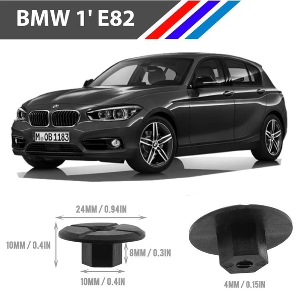 Bmw 1 E82 Tampon Davlumbaz Klipsi 51711958025 M1762-7