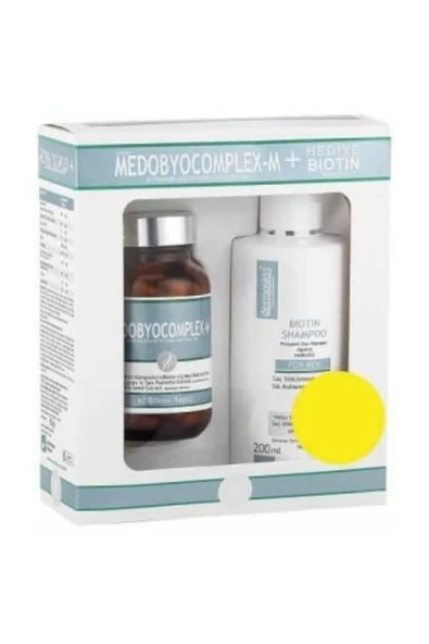 Dermoskin Medobiocomplex-E 60 Erkek Kapsül + Biotin Şampuan 200 ml