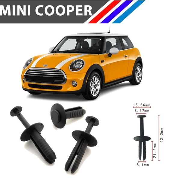 Mini Cooper - Mini One - Mini Clubman Tampon Klipsi 51111964186 M1764-11