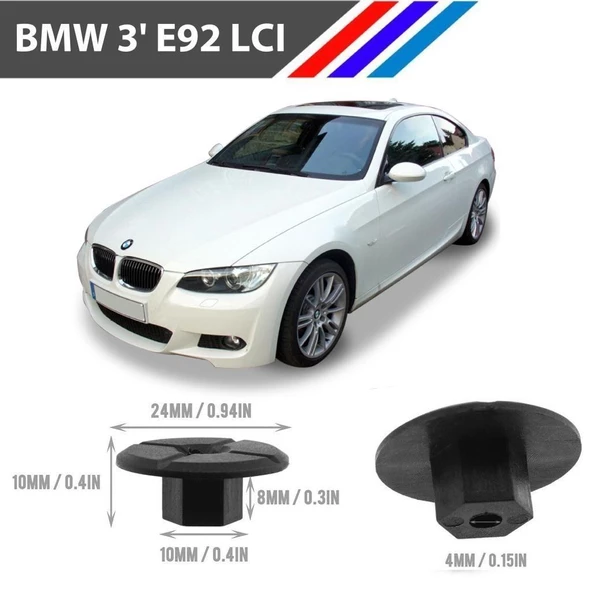 Bmw 3 E92 Tampon Davlumbaz Klipsi 51711958025 M1762-11