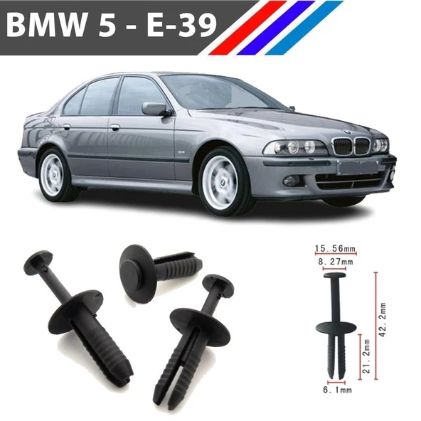Bmw E39 5 Serisi Tampon Klipsi 51111964186 M1764-9