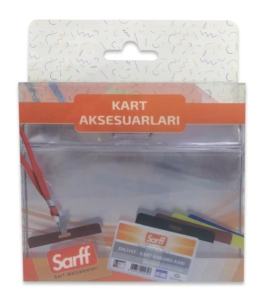 SARFF 7.5x9.5cm ŞEFFAF KART POŞETLERİ BLİSTER - 10ADET - 3