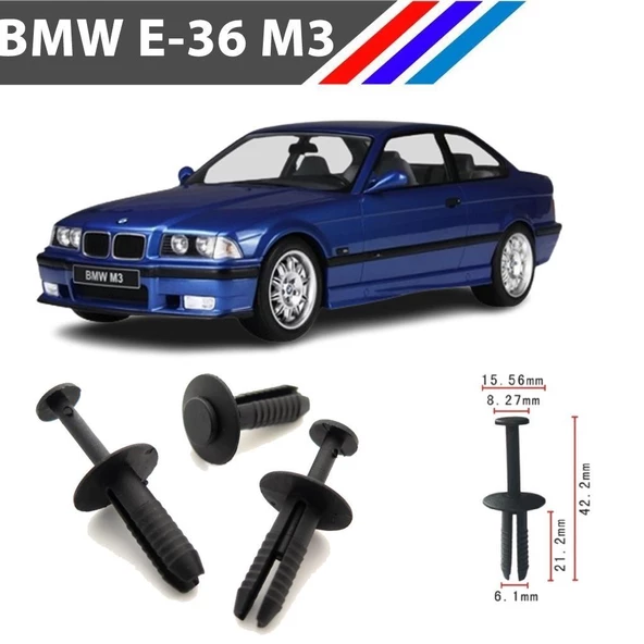 Bmw E36 M3 Tampon Klipsi 51111964186 M1764-1