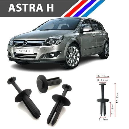 Opel Astra H Tampon Klipsi 51111964186 M1764-2 - Resim 4