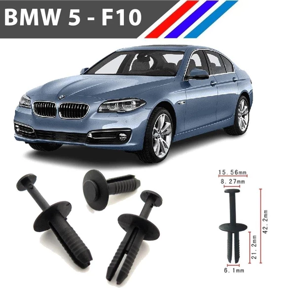 Bmw F10 5 Serisi Tampon Klipsi 51111964186 M1764-10