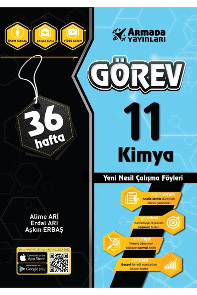 Armada 11. Sınıf Görev Kimya Yeni Nesil Çalışma Föyleri