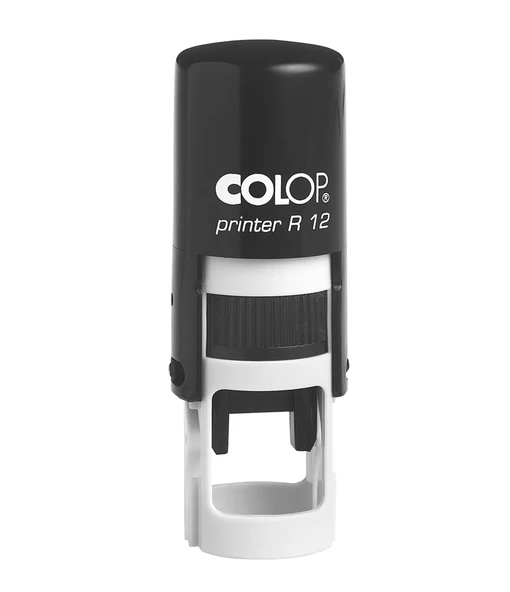 COLOP R12 YUVARLAK SİYAH KASA SİYAH KEÇE - 12MM