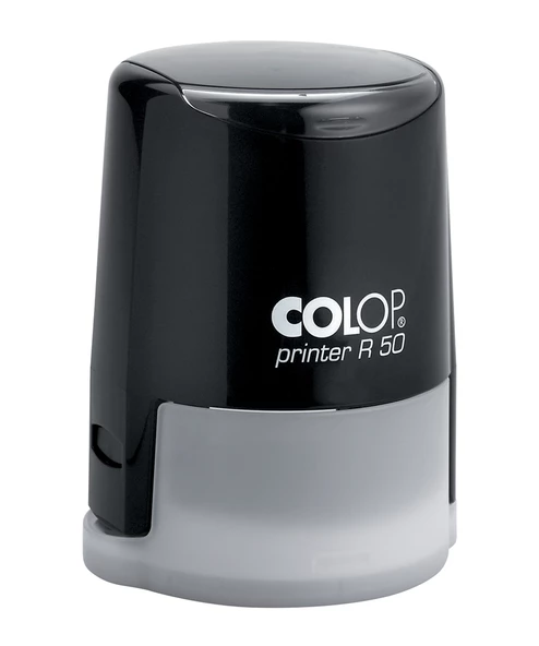 COLOP R50 YUVARLAK SİYAH KASA KURU KEÇELİ - 50MM - Resim 2