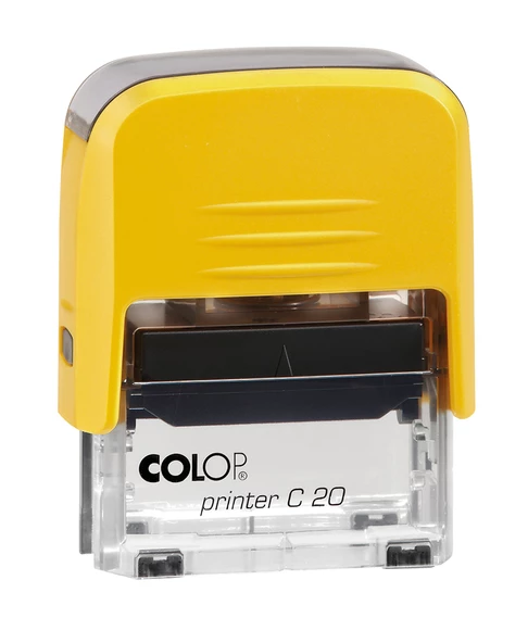 COLOP PRINTER C20 SARI KASA SİYAH KEÇE - 14X38MM