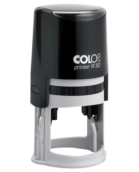 COLOP R50 YUVARLAK SİYAH KASA KURU KEÇELİ - 50MM ürün görseli 1