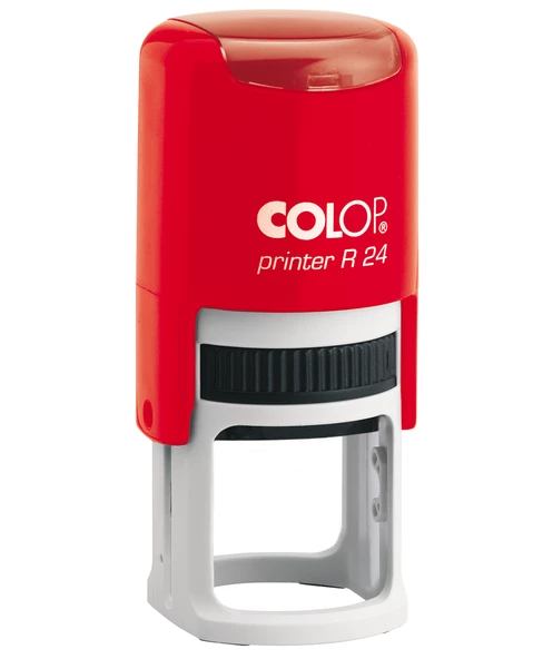 COLOP R24 YUVARLAK KIRMIZI KASA KIRMIZI KEÇE - 24MM