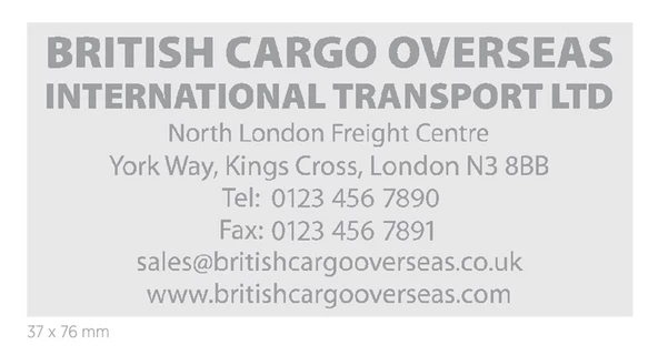 COLOP PRINTER C60 MAVİ KASA SİYAH KEÇE - 37X76MM - 3