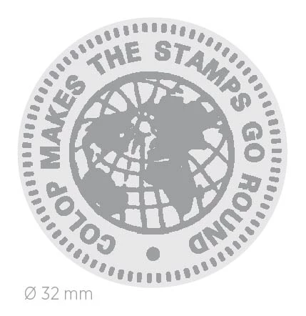 COLOP CEP R30 MAVİ KASA MAVİ KEÇE - 30MM - 3