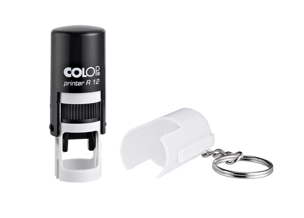 COLOP R12 YUVARLAK SİYAH KASA SİYAH KEÇE - 12MM - Resim 2