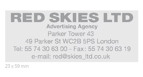 COLOP PRINTER C40 YEŞİL KASA SİYAH KEÇE - 23X59MM - 2