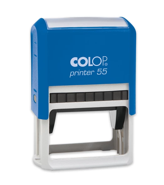 COLOP PRINTER 55 MAVİ KASA SİYAH KEÇE - 40X60MM