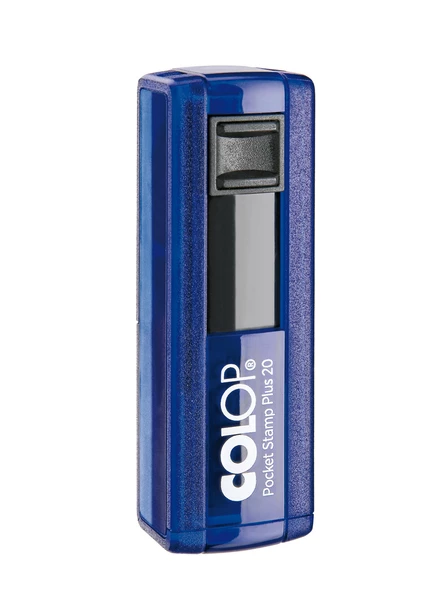 COLOP CEP20 KAŞE MAVİ KASA MAVİ KEÇE - 14X38MM - Resim 2