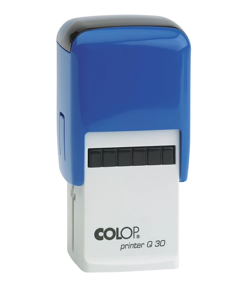 COLOP Q30 KARE MAVİ KASA MAVİ KEÇE - 30X30MM