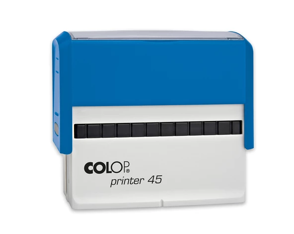 COLOP PRINTER 45 MAVİ KASA MAVİ KEÇE - 25X82MM