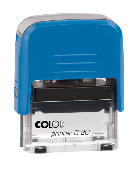 COLOP PRINTER C20 MAVİ KASA SİYAH KEÇE - 14X38MM