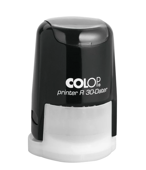 COLOP R30 TARİH KAŞE(TR) SİYAH KASA MAVİ KEÇE - 30MM - 2