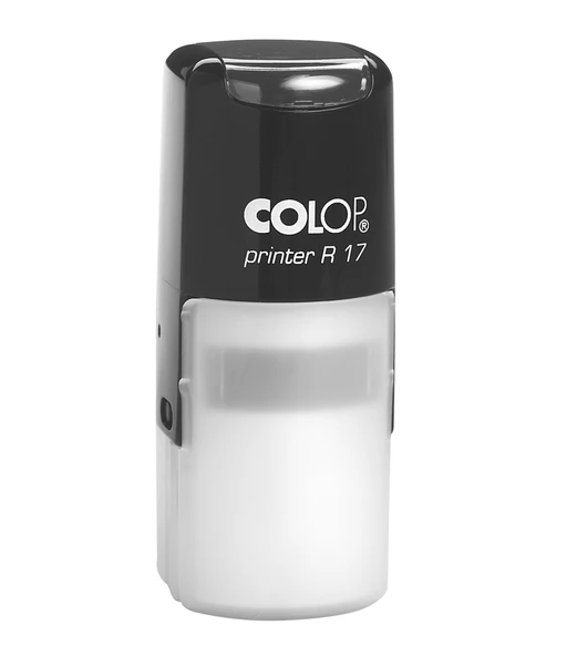 COLOP R17 YUVARLAK SİYAH KASA SİYAH KEÇE - 17MM - Resim 2