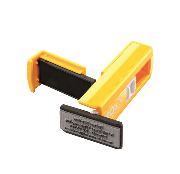 COLOP CEP20 KAŞE SARI KASA SİYAH KEÇE - 14X38MM - 3