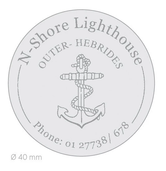 COLOP CEP R40 MAVİ KASA MAVİ KEÇE - 40MM - 3