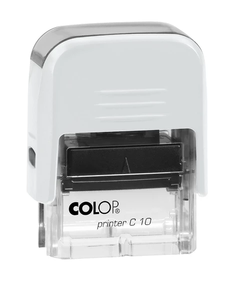 COLOP PRINTER C10 BEYAZ KASA SİYAH KEÇE - 10X27MM