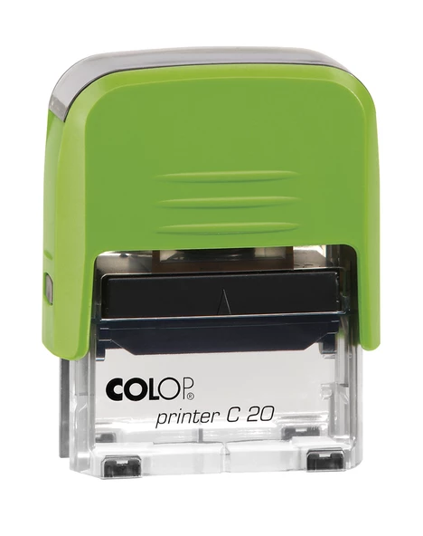 COLOP PRINTER C20 YEŞİL KASA SİYAH KEÇE - 14X38MM