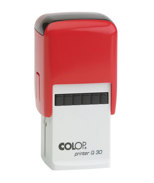 COLOP Q30 KARE KIRMIZI KASA KIRMIZI KEÇE - 30X30MM