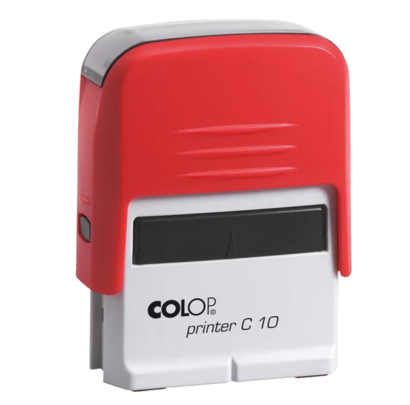 COLOP PRINTER C10 KIRMIZI KASA SİYAH KEÇE - 10X27MM - 2