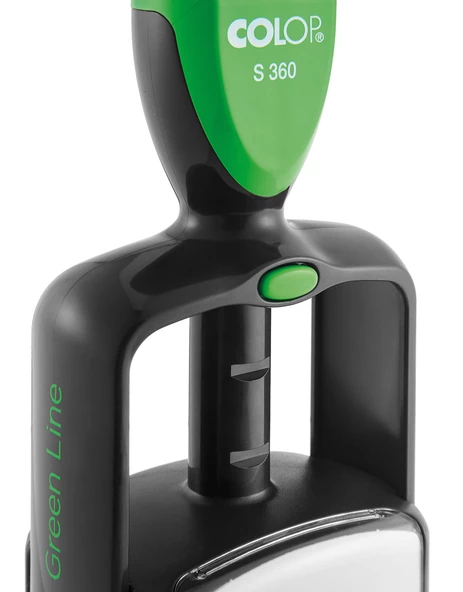 COLOP S 360 GREEN LINE TARİH KAŞE(ENG) MAVİ KEÇE - Resim 2